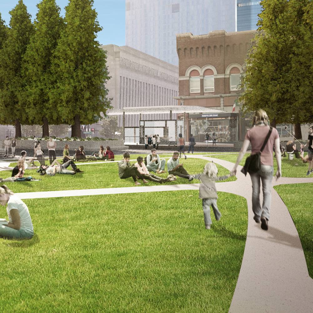 Rendering of Drexel Square