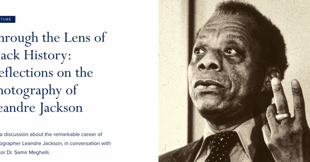 Brandon Leandre Through the Lens of Black History: Reflections on the Photography of ...