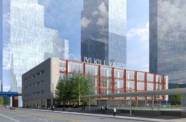 Rendering of the Bulletin Building in Schuylkill Yards